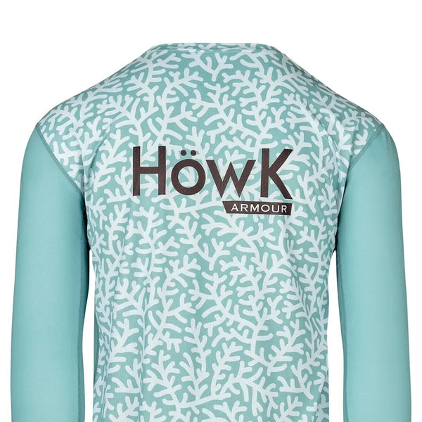 Слънцезащитна блуза HOWK CORAL GREEN